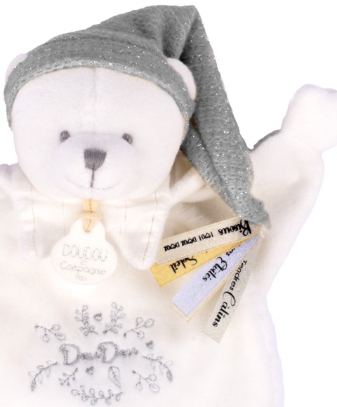 Doudou Ours cape Gris - 25 cm-DC4336-1.jpg