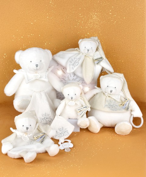 Doudou plat pétales Ours Blanc- DC4342-3.jpg