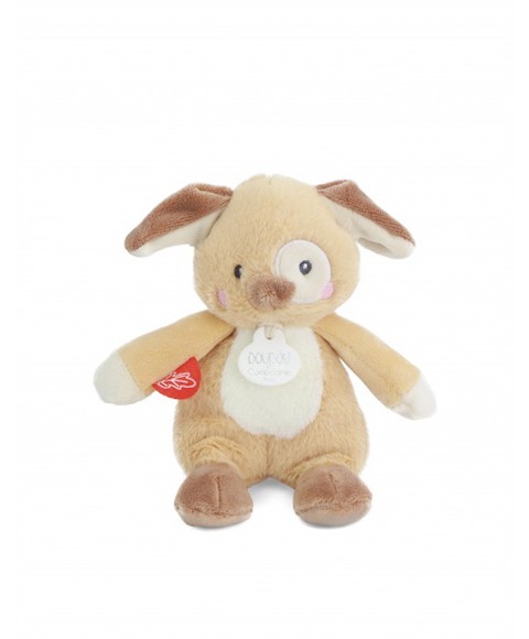 DC4358 Peluche chien - 17cm - DOUDOU de la ferme avec boite sonore