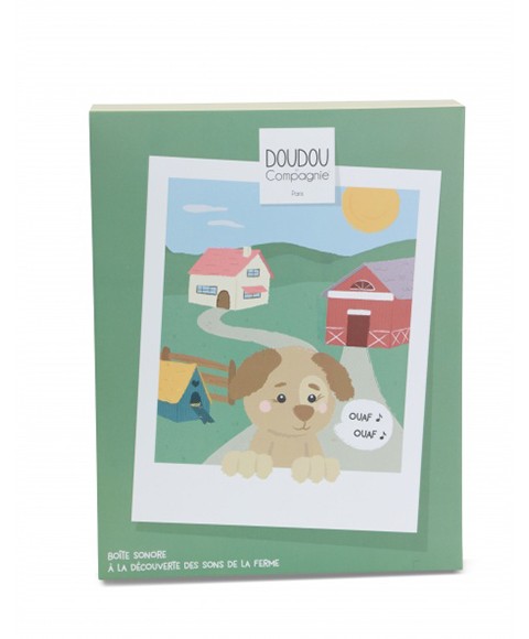 DC4358 Peluche chien boite sonore