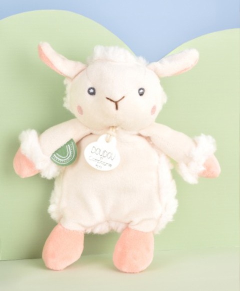 Peluche mouton - 17cm -  boite sonore