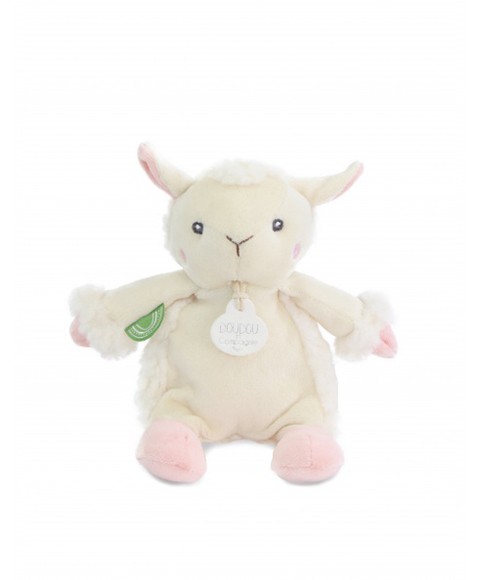 DC4358 Peluche mouton - 17cm - DOUDOU de la ferme avec boite sonore