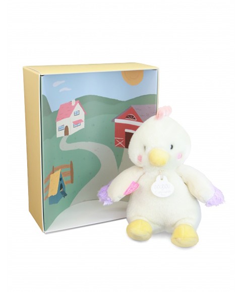 DC4358 Peluche poule - 17cm