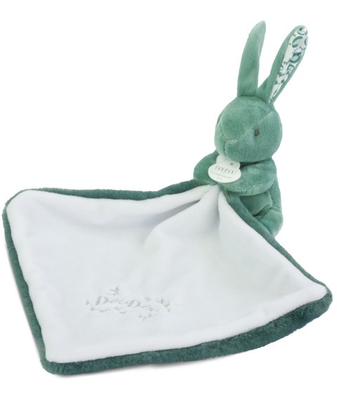 Doudou Lapin mouchoir- 10 cm - dc4361-2.jpg