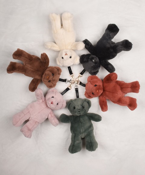 porte clé - Bijou de sac Ours peluche - 20 cm - Vert- DC4382-2.jpg