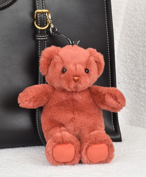 porte clé - Bijou de sac Ours peluche - 20 cm - Terracotta- DC4386-1.jpg