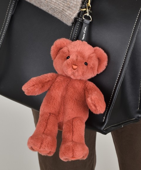 porte clé - Bijou de sac Ours peluche - 20 cm - Terracotta- DC4386-2.jpg