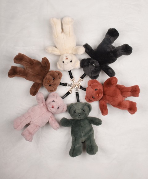 porte clé - Bijou de sac Ours peluche - 20 cm - Marron- DC4386-3.jpg