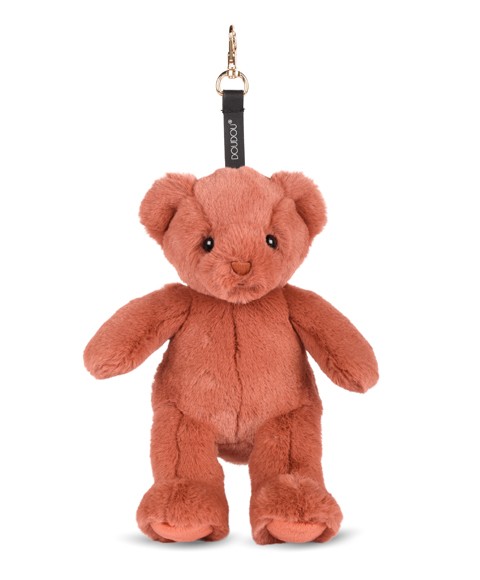 porte clé - Bijou de sac Ours peluche - 20 cm - Terracotta- DC4386.jpg