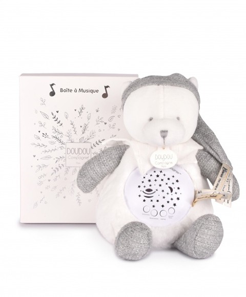 dc4581 veilleuse doudou ours gris