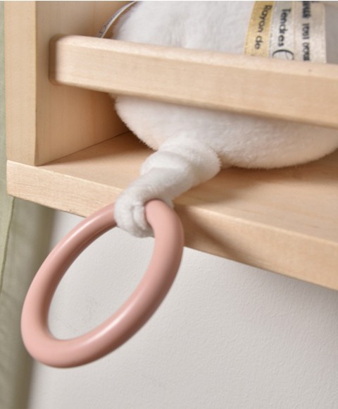 DC458 détail boite a musique rose doudou et compagnie