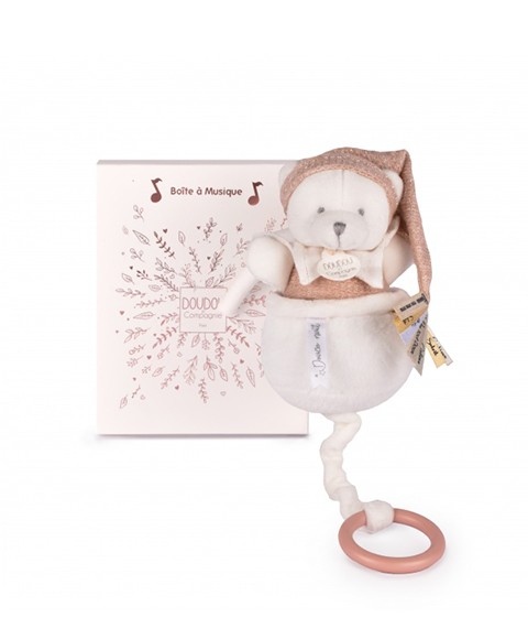 boite a musique rose avec boite doudou et compagnie DC4585