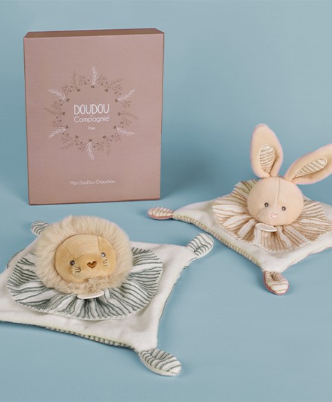 DC4676-DC4677 lion et lapin les chouchoux