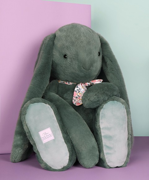 Peluche lapin Vert XXL - DC4308.jpg