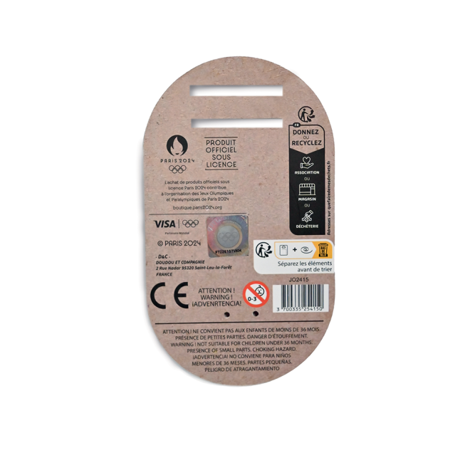 Porte clés jo 2024 - Mascotte Olympique - 7 cm- JO2415-2.png