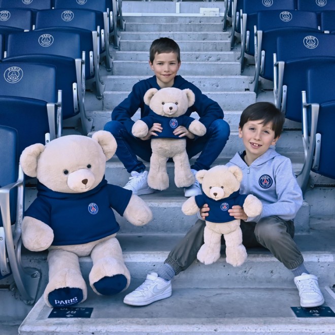 Peluche officielle Ours PSG capuche - 50 cm- LI4276-1.jpg