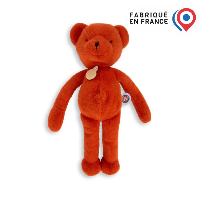 Ours en peluche Orange Terracotta - Roland Garros- 40 cm-li4279-3.jpg