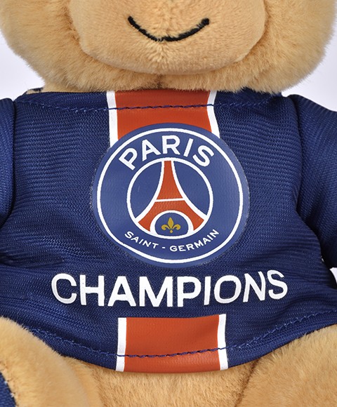 Focus Ours en peluche PSG Champion - Edition limitée et numérotée - 23 cm