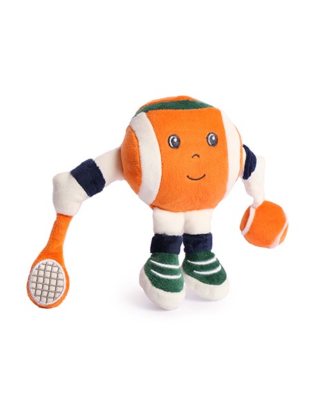 LI4605 Peluche Monsieur Balle Roland-Garros officielle tennis