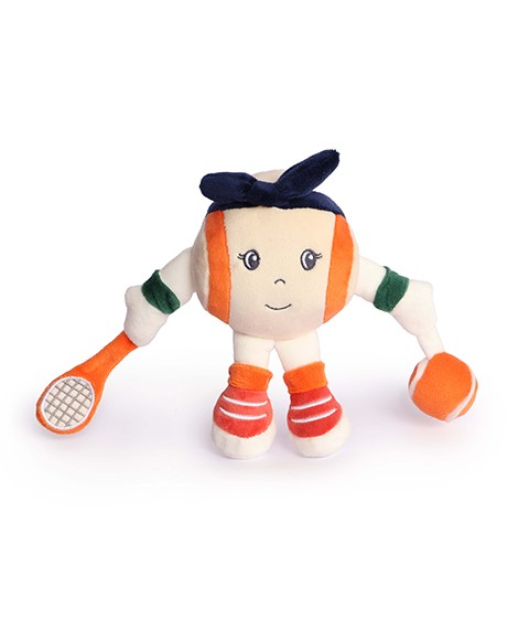 LI4606.Peluche Madame Balle Roland-Garros officielle tennis