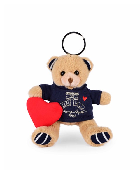 Porte clé Ours Champs Elysées - 15 cm- SP4281-1.jpg