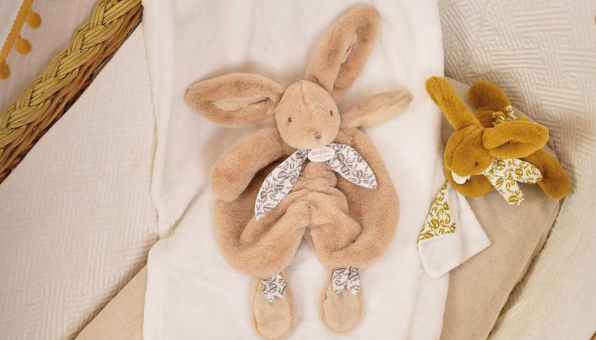 Lapin DOUDOU® - Doudou lapin Beige - 29 cm