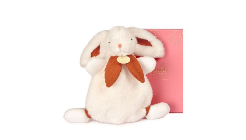 Doudou Lapin Bonbon Terracotta - 25 cm
