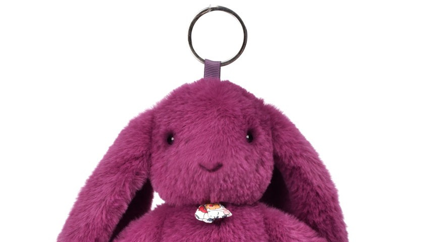 porte clé lapin Prune grandes oreilles
