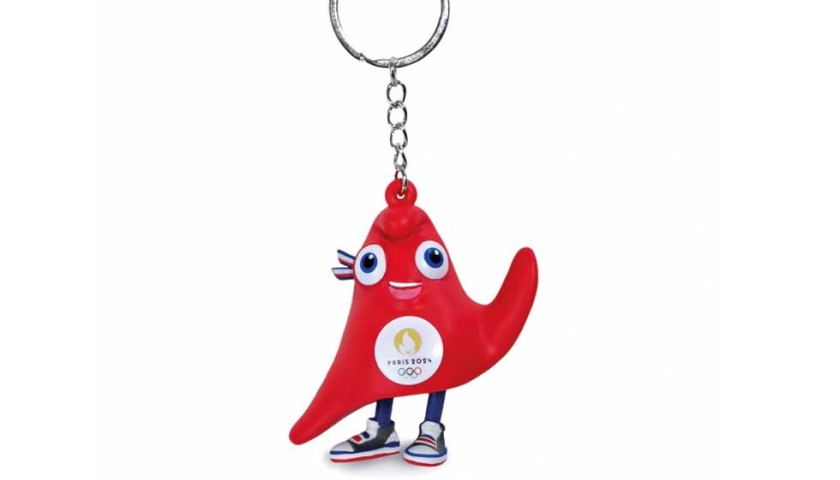 Porte clés mascotte JO Paris 2024 - figurine Olympique