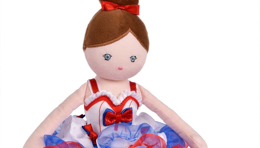 Poupee de chiffon French Cancan Doudou et Compagnie X Moulin Rouge