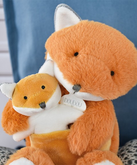 Doudou renard pour bébé - Un grand marché
