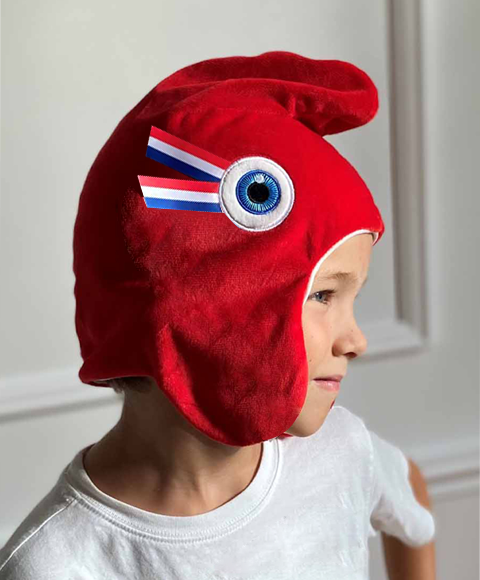 bonnet supporter jo paris 2024 rouge