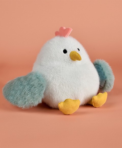 PIOU - Peluche poussin amande - 15 cm
