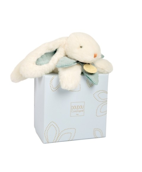 LAPIN BONBON - Pantin Bleu Gris - 20 cm