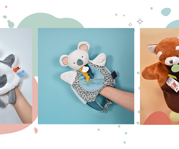 Peluches et marionnettes Peluches pour bébé - Peluches pour bébé pour les  0+ à 3 ans + !