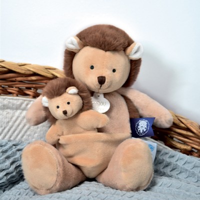 Peluche Hérisson avec bébé - 25 cm - Unicef