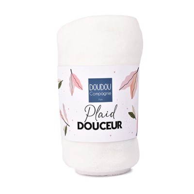 Plaid douceur  70*100 cm - Blanc