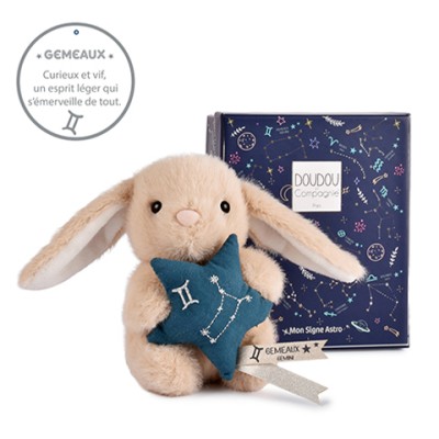 DOUDOU ASTRO - Gémeaux - 12cm