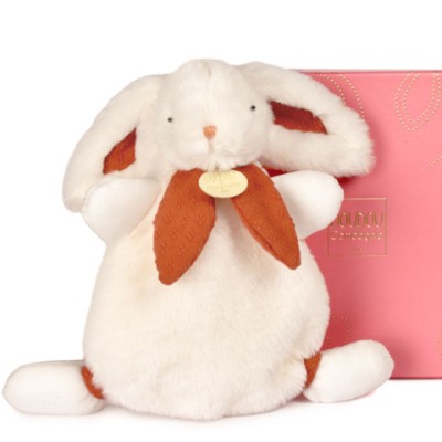 Doudou Lapin Bonbon Terracotta - 25 cm