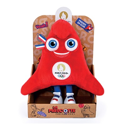 Peluche Mascotte Officielle Jeux Olympiques Paris 2024 - 27 cm