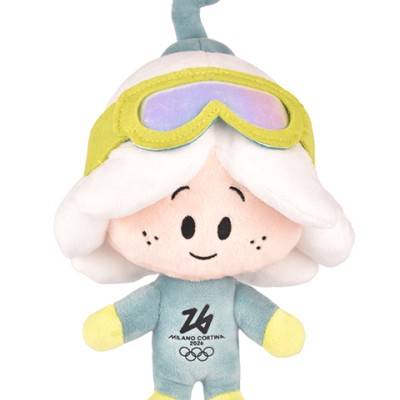 Peluche Géante Mascotte SPORT FLO - Jeux Olympiques Milano-Cortina 2026 - 80 cm