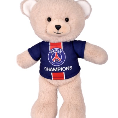 Ours en peluche PSG Champion - Edition limitée - 23 cm