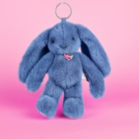 LAPIN FLEURETTE - Porte clés - Bleu