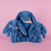 LAPIN FLEURETTE Bleu famille