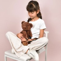 Sac bandouliere - Ours en peluche marron - 30 cm