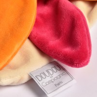 Doudou Fleur Collector Jaune/Orange- 25 cm - Réédition limitée et numérotée