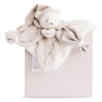 Doudou plat Ours Collector taupe - 24  cm