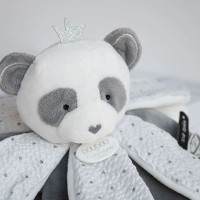 DC3548-Doudou pétales Panda gris - Attrape-rêves - 26 cm