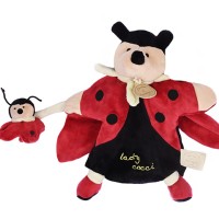 Marionnette coccinelle 24 cm