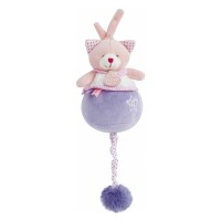 Peluche musicale chat violet